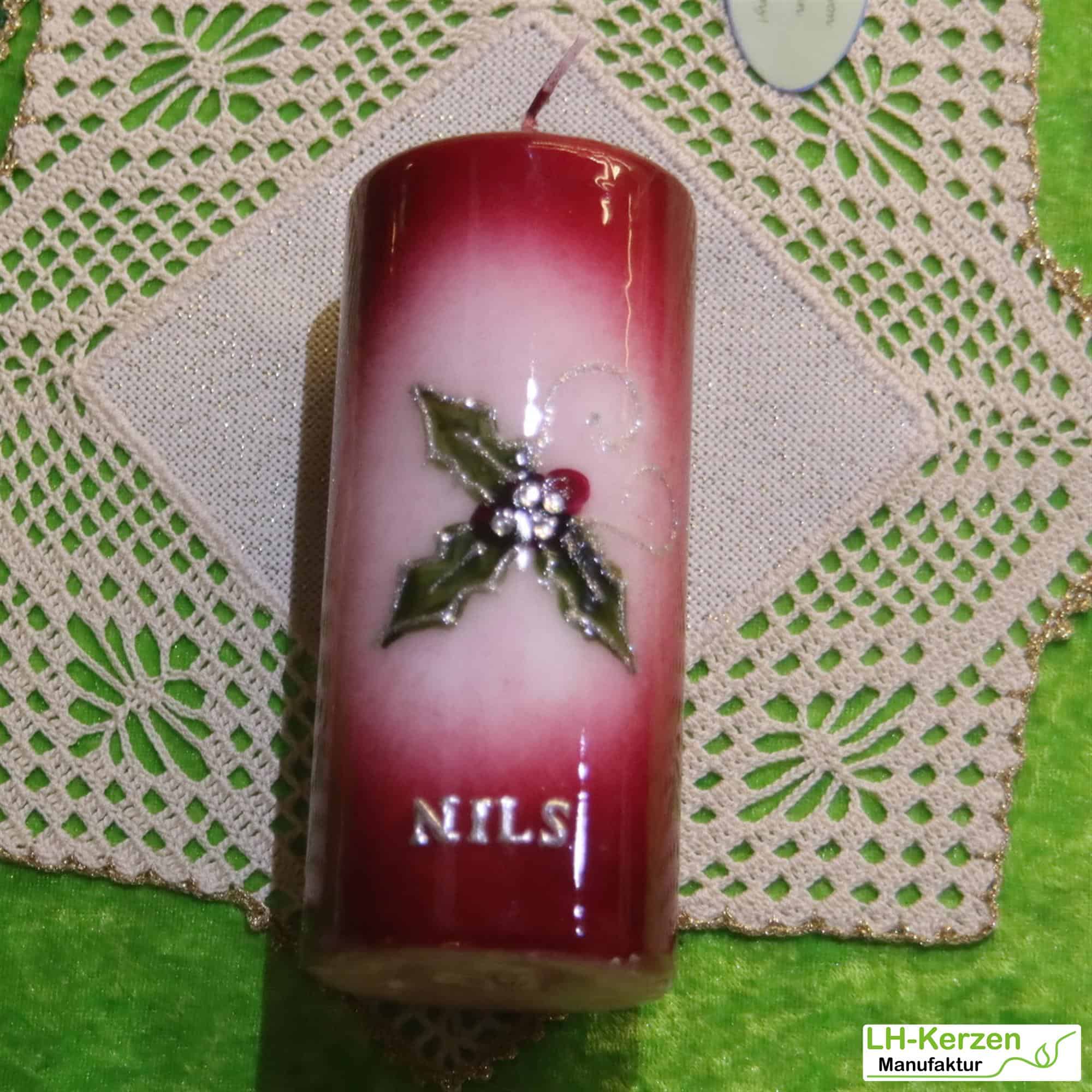 Kerzenbeschriftung Beschriftete Kerze